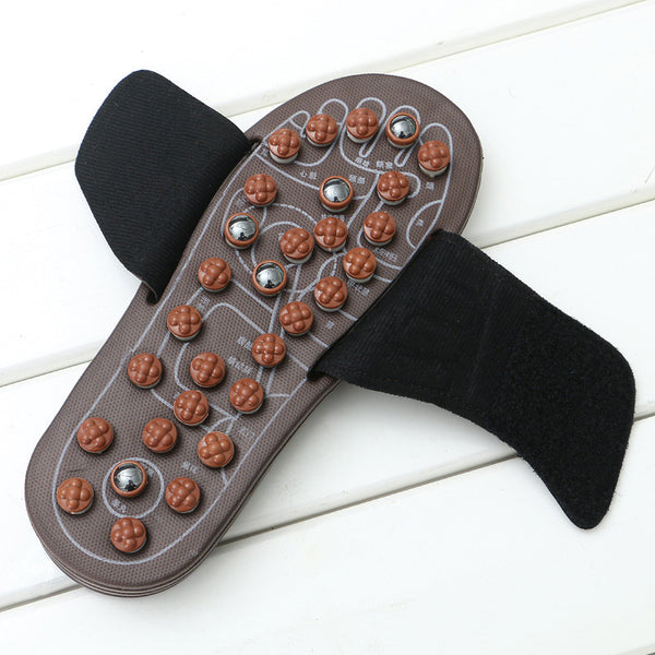 Zapatillas de Masaje Magnético con Resorte - Terapia Acupuntural