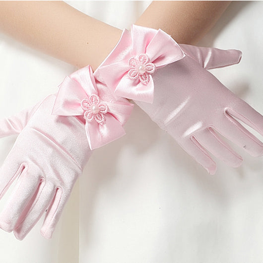 Guantes Largos Elegantes para Niñas con Moño - Accesorios de Ceremonia - Image 11