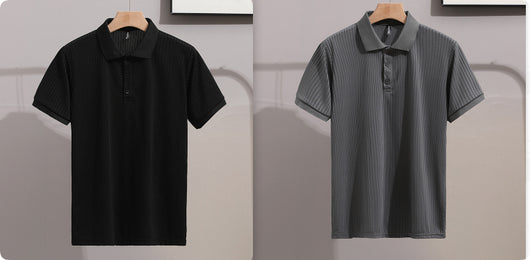 Camisa Ejecutiva Slim Fit de Manga Corta con Cuello Solapa - Image 14