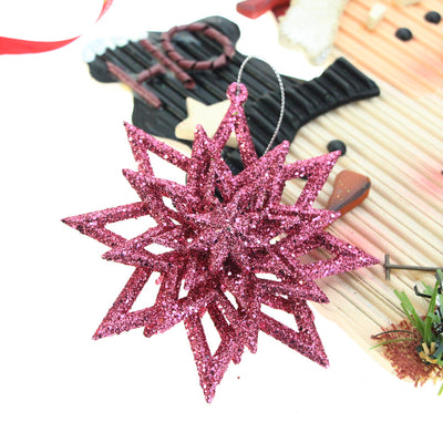 Adorno Navideño Colgante con Polvo Brillante - Image 5
