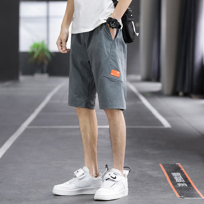Pantalones Cortos Hombre Tendencia Cinco Puntos Sueltos - Image 9