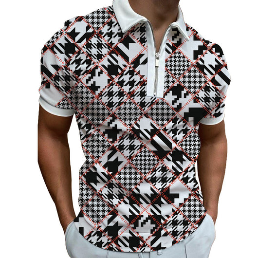 Camiseta Suelta Estampada de Manga Corta para Hombre - Image 11