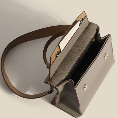 Bolso Mensajero de Cuero Grande para Mujer - Capacidad Amplia - Image 11