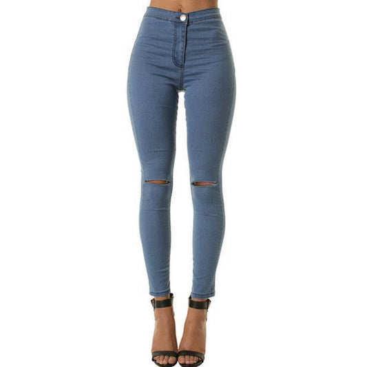 Pantalones Vaqueros Rasgados para el Verano