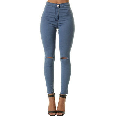 Pantalones Vaqueros Rasgados para el Verano