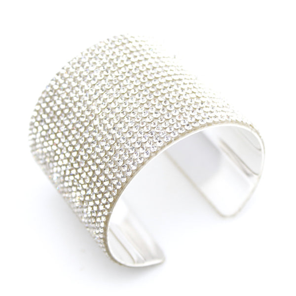 Pulsera Nupcial de Diamantes Brillantes - Cristal Elegante para Novia