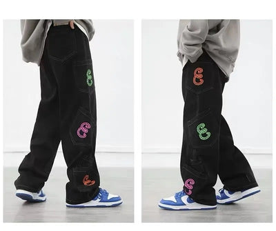 Pantalones Casuales Sueltos con Múltiples Bolsillos - Image 3