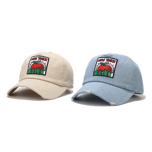 Gorra de Béisbol Retro con Parche Bordado y Agujeros de Ventilación - Image 6