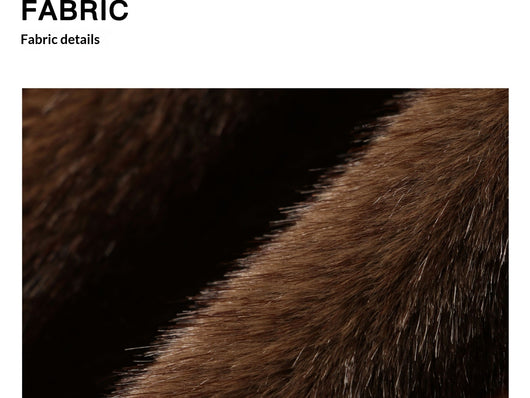 Abrigo Eco-fur con Cinturón de Silueta 3D y Textura Visón - Image 9