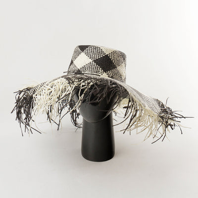 Sombrero de Paja con Copa Plana y Ala Texturizada - Image 8