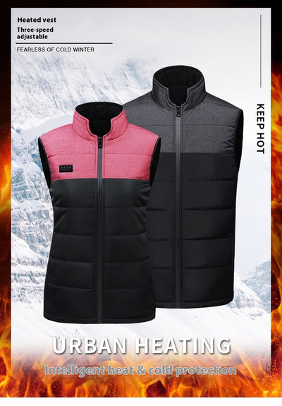 Chaleco Térmico Inteligente con 4 Zonas de Calor Independientes - Cuello V - Image 13