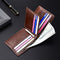 Cartera de Cuero Retro Antirrobo con Protección RFID para Hombre