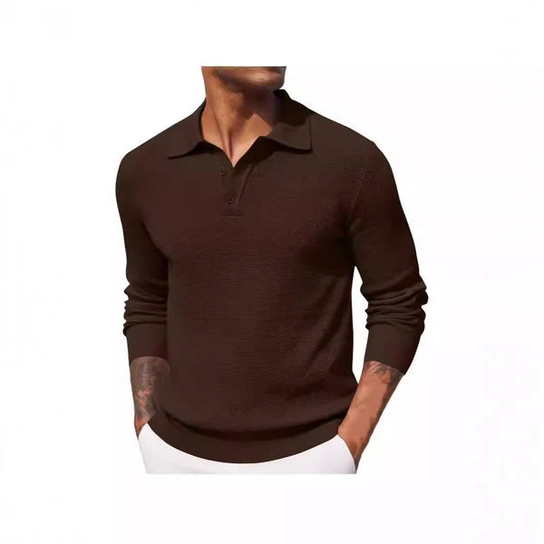 Camisa Casual de Manga Larga para Hombre - Colección Otoño