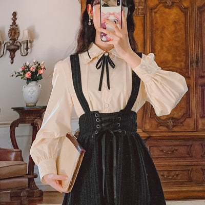 Vestido Francés Dos Piezas Elegante Ajustado - Image 3