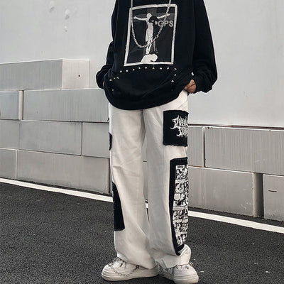 Pantalón Recto Largo Casual Estilo Urbano Moderno Hombre - Image 13