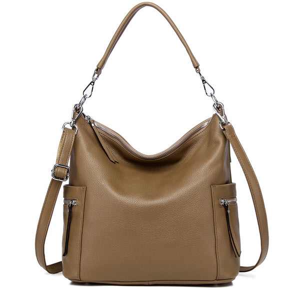 Bolso Mensajero de Cuero Premium Estilo Europeo - Portátil y Elegante