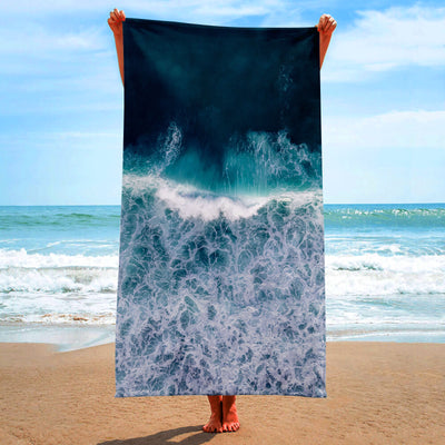 Toalla de Playa Cuadrada de Fibra Ultrafina Tejida Plana - Image 11