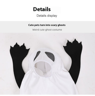 Disfraz de Fantasma Halloween para Perros y Gatos - Image 10