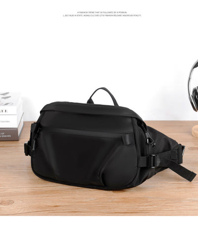 Mochila Bandolera Hombre Gran Capacidad - Bolsa Pecho Versátil para Estudiante y Commuter - Image 29
