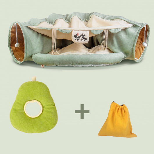 Túnel y Cama para Gatos Cuatro Estaciones