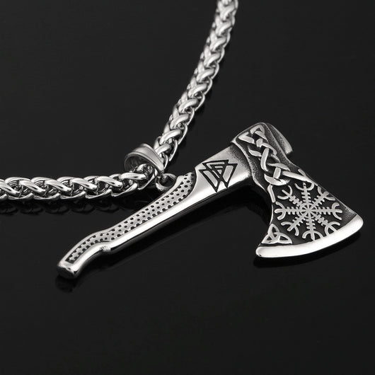 Hacha Vikinga Doble Nórdica Odín - Símbolo de Protección y Poder - Image 2