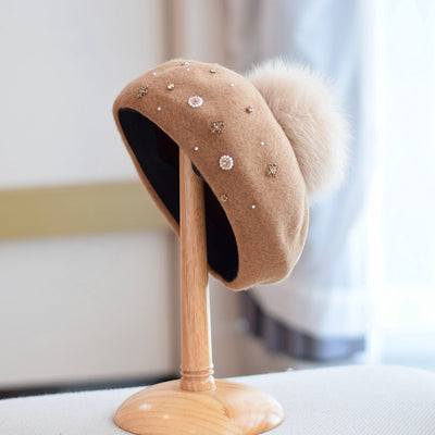 Gorro de Lana Retro Clásico para Mujer - Image 4