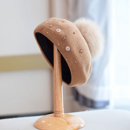 Gorro de Lana Retro Clásico para Mujer - Image 4