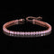 DIY Japanese Buckle Simple And Versatile 4mm Zircon Tennis Chain Anklet Option 3