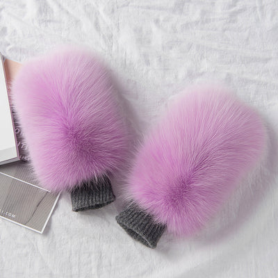 Guantes Invierno Mujer Piel de Zorro - Calidez y Elegancia - Image 11