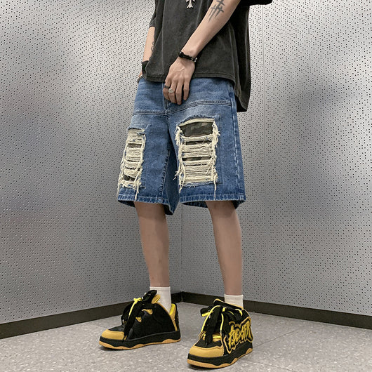 Jeans Vintage para Hombre con Parches de Estrella - Image 10