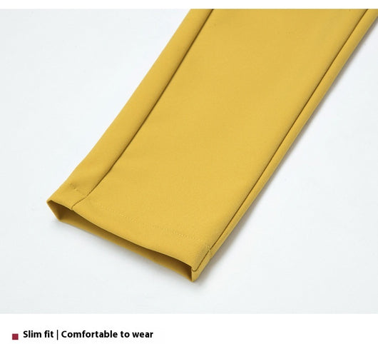 Pantalones Casuales Coreanos Cintura Alta Elásticos Ajustados Efecto Adelgazante - Image 22