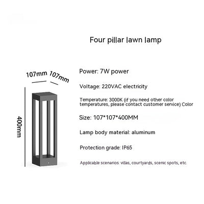 Lámpara Solar LED para Jardín - Iluminación Exterior Resistente al Agua - Image 4