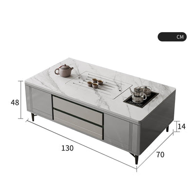 Mesa de Té Kung Fu Minimalista Italiana Multifuncional - Image 16