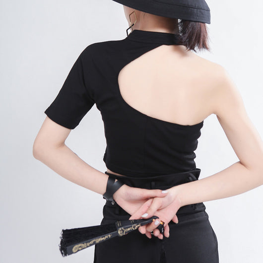 Blusa Corta Hombros Descubiertos Cintura Alta para Mujer - Image 2