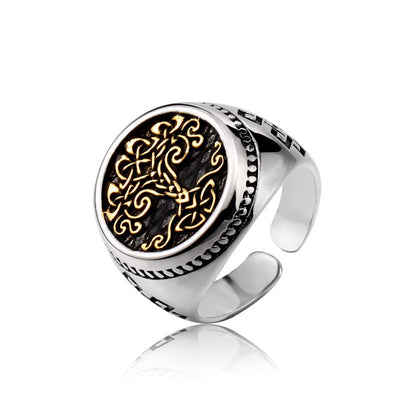 Anillo Árbol de la Vida en Acero Inoxidable - Image 2