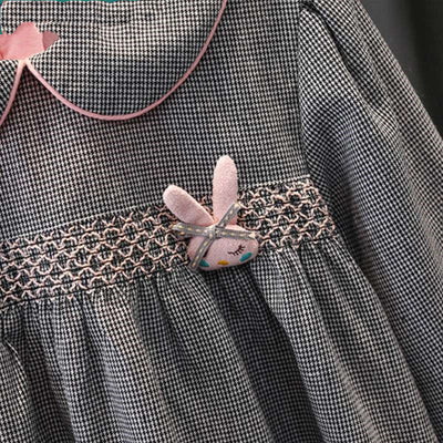Vestido Princesa Estilo Western Cuadros Primavera Otoño - Image 13
