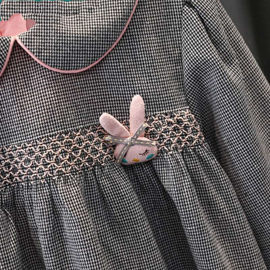 Vestido Princesa Estilo Western Cuadros Primavera Otoño - Image 13