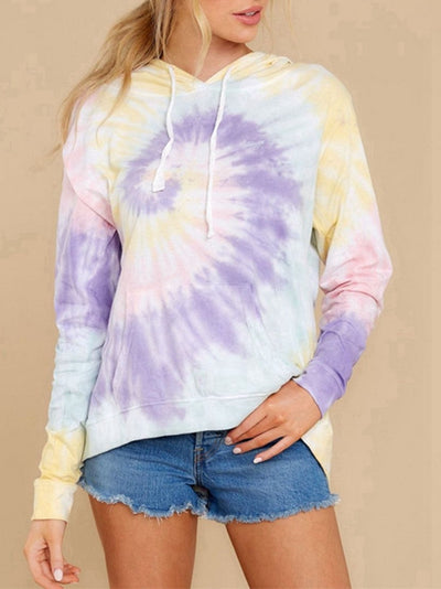 Sudadera Tie-Dye Deportiva Holgada con Capucha - Image 8