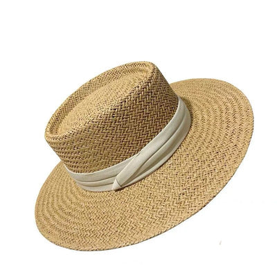 Sombrero de Paja Rafia para Playa - Protección Solar Estilo Verano - Image 10