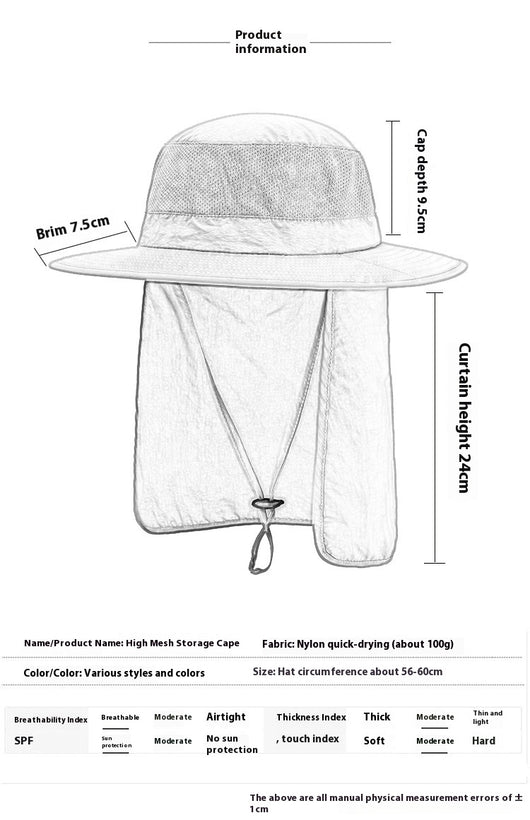 Sombrero de Ala Ancha para Senderismo, Camping y Jardinería - Image 11