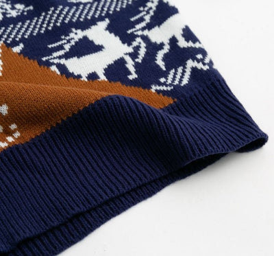 Suéter de Cachemira para Hombre con Cuello Redondo y Estampado - Image 13