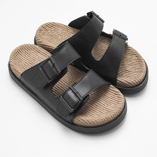 Pantuflas Masajeadoras de Cuerda de Cáñamo con Suela Elástica