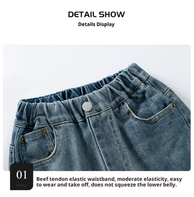 Jeans Rectos Sueltos para Hombre - Diseño Clásico Versátil - Image 10