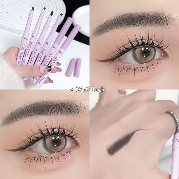 Lápiz de Cejas Triangular Dual con Punta Ultrafina para Cejas Naturales - Image 5