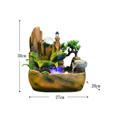 Fuente Feng Shui Rueda de la Fortuna para Atracción de Abundancia - Image 9