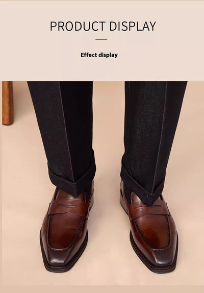 Zapatos Casuales de Cuero Genuino para Hombre - Outdoor - Image 30