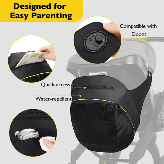 Bolsa de Almacenamiento Multifuncional para Carriola y Asiento de Seguridad 4 en 1 - Image 6