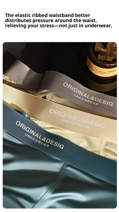 Bóxers de Seda de Hielo Ligera de Lujo para Hombre - Transpirables para Verano - Image 31