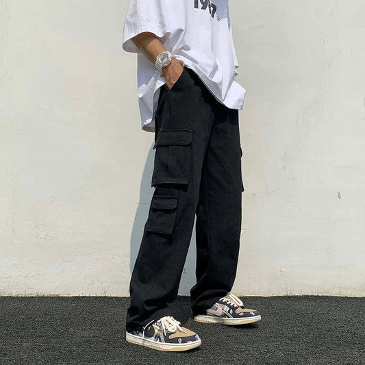 Pantalones Rectos Funcionales para Hombre de High Street