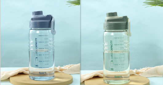 Botella Térmica Deportiva Transparente Resistente al Calor - Vaso Portátil para Viajes - Image 10